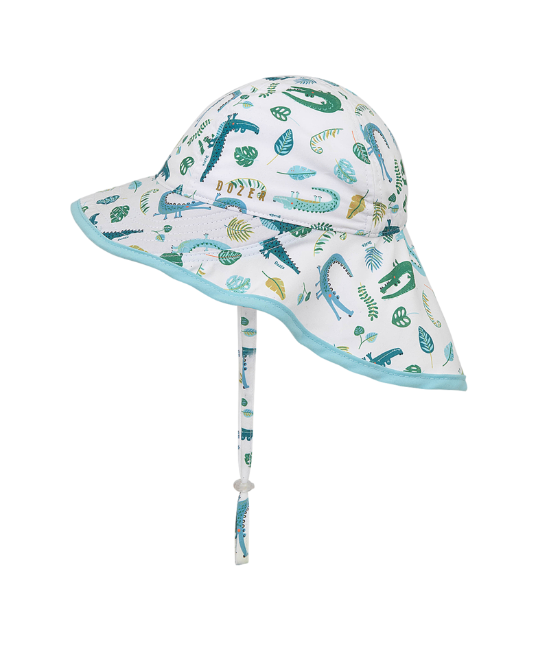 Dozer Baby Boys Legionnaire Floppy Hat - White - Snapper